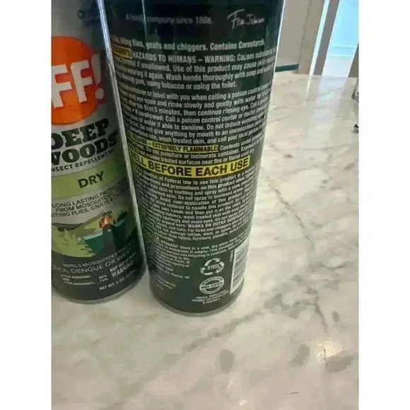 OFF! Deep Woods Insect Repellant Spray, 6 oz - Pack of 5 - Picture 4 of 5